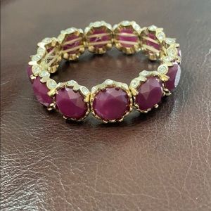 Purple and gold bracelet